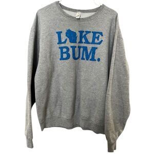 JERZEES Lake Bum Women’s Crewneck Sweatshirt Size L